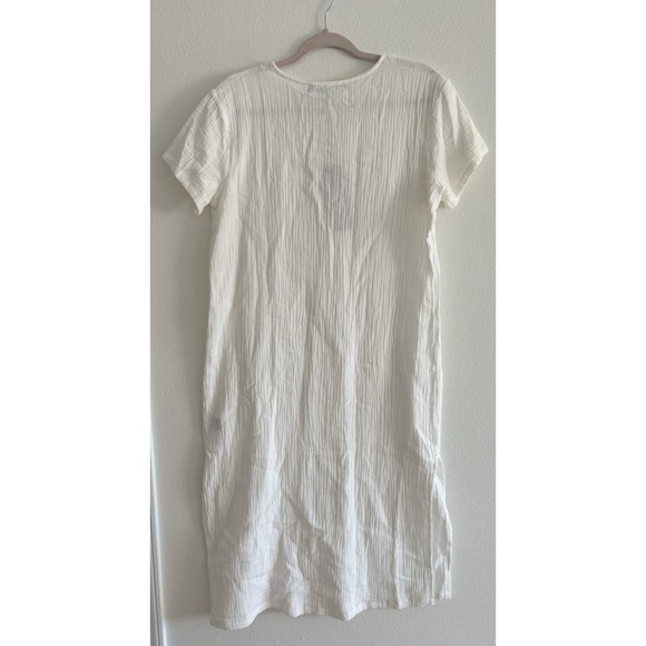 Jenni Kayne Cotton Cypress Caftan Dress Ivory White XS - Picture 2 of 10